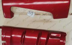 Накладка кабины левая комплект 2 шт. красная HOWO T5G/C7H SITRAK 812W62410-6031