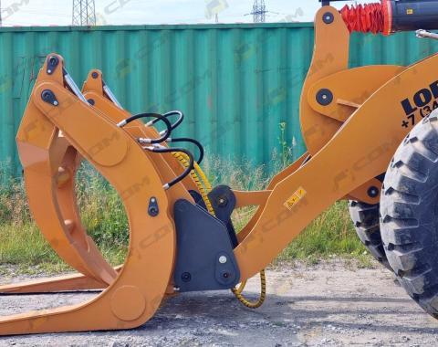 Челюстной захват быстросъемный для фронтального погрузчика ZL50CH